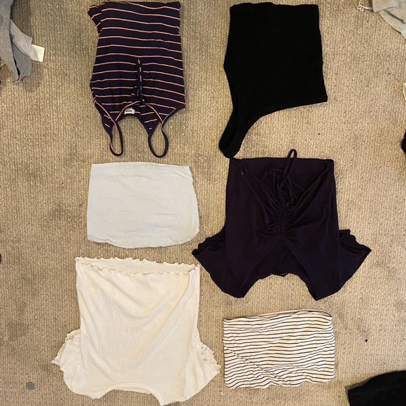 SMALL SHIRTS/ TUBE TOPS - Picture 1 of 1